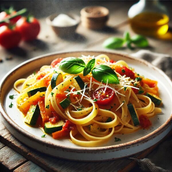 Tagliolini con ragù di verdura